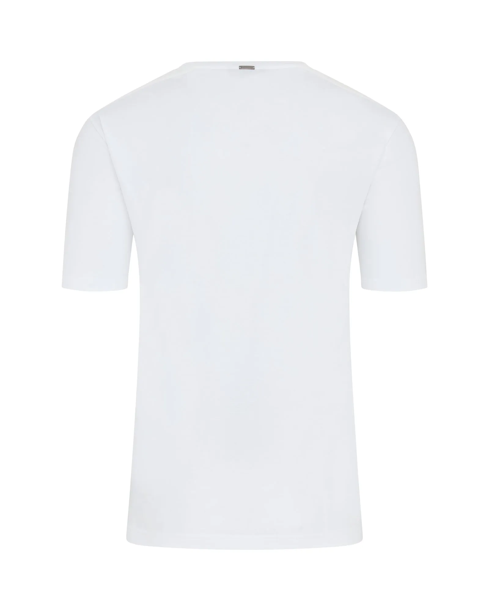 Herno Short Sleeve Button Pocket T-shirt (White) slim fit