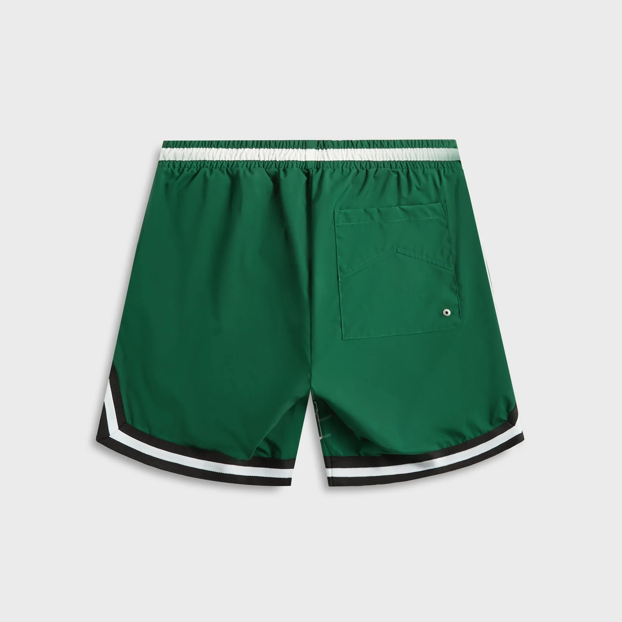 Rhude Logo Basketball Swim Short - Forest Green / Black / White Fair trade