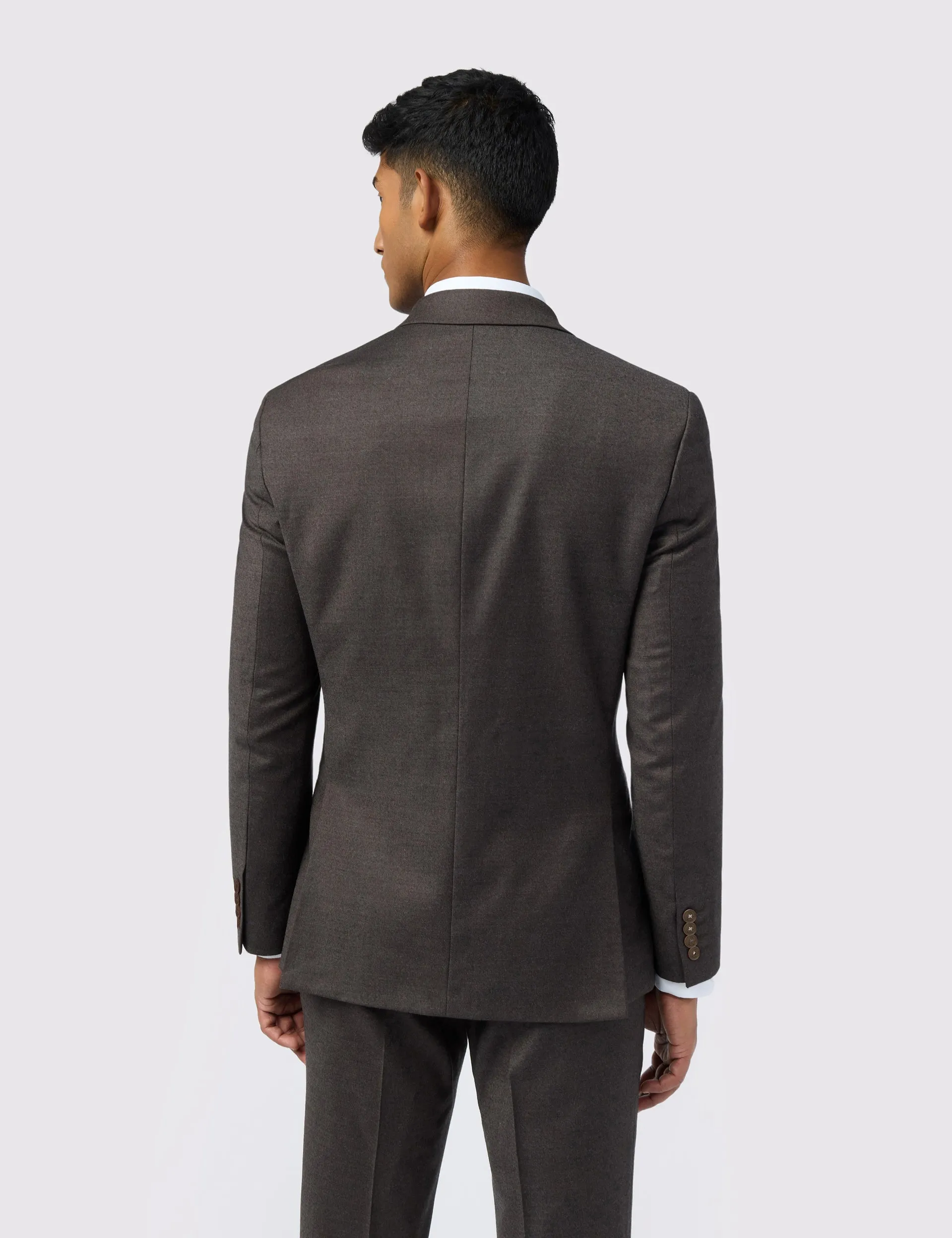 Flexible Material Full Zip Closure BYRONJ | DK-BROWN