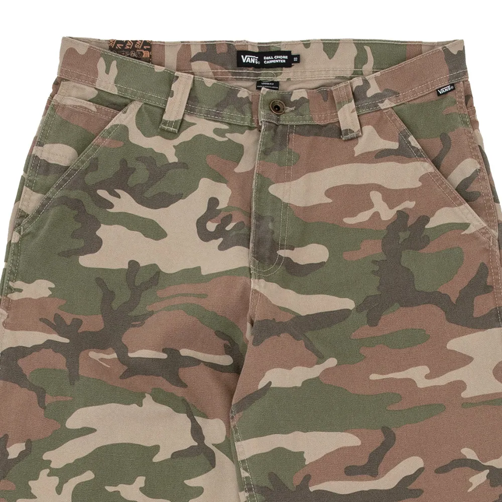 Drill Chore Carpenter Loose Denim Pant (Vintage Camo / Black) VBU All Day Wear No Ride Up Design