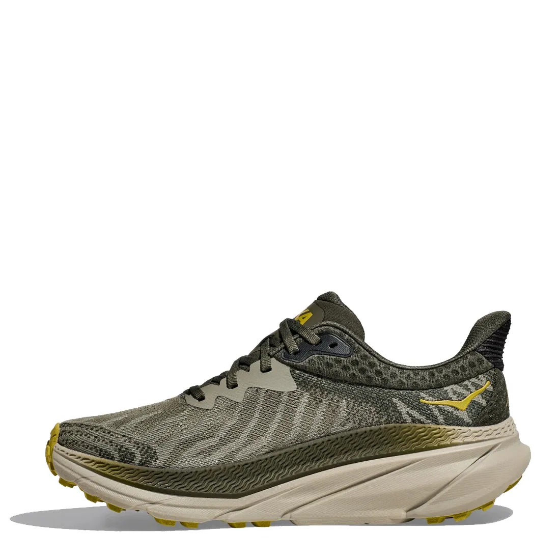 Dry Fast Hoka Challenger 7 Trainer Olive Haze / Forest Cover