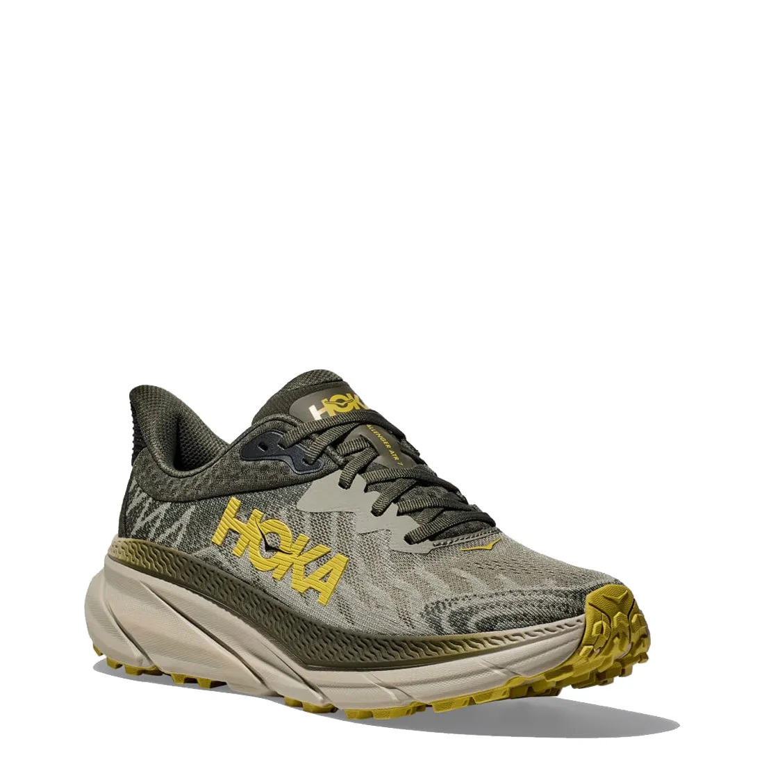 Hoka Challenger 7 Trainer Olive Haze / Forest Cover Arch Support Daily Walk