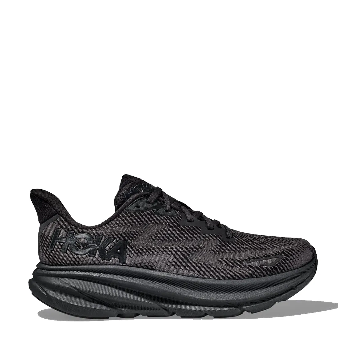 Heart Glow Hoka Clifton 9 Trainers Black / Black