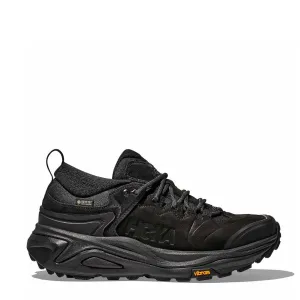 Hoka Kaha 3 Low GTX Trainer Black / Black Style Pop Genuine Leather Upper