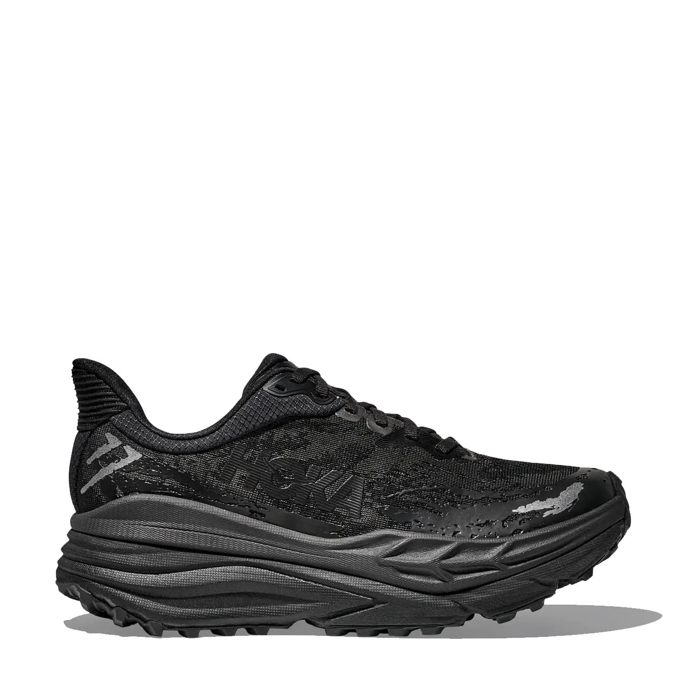 Hoka Stinson 7 Trainer Black / Black Ventilation Perforation System