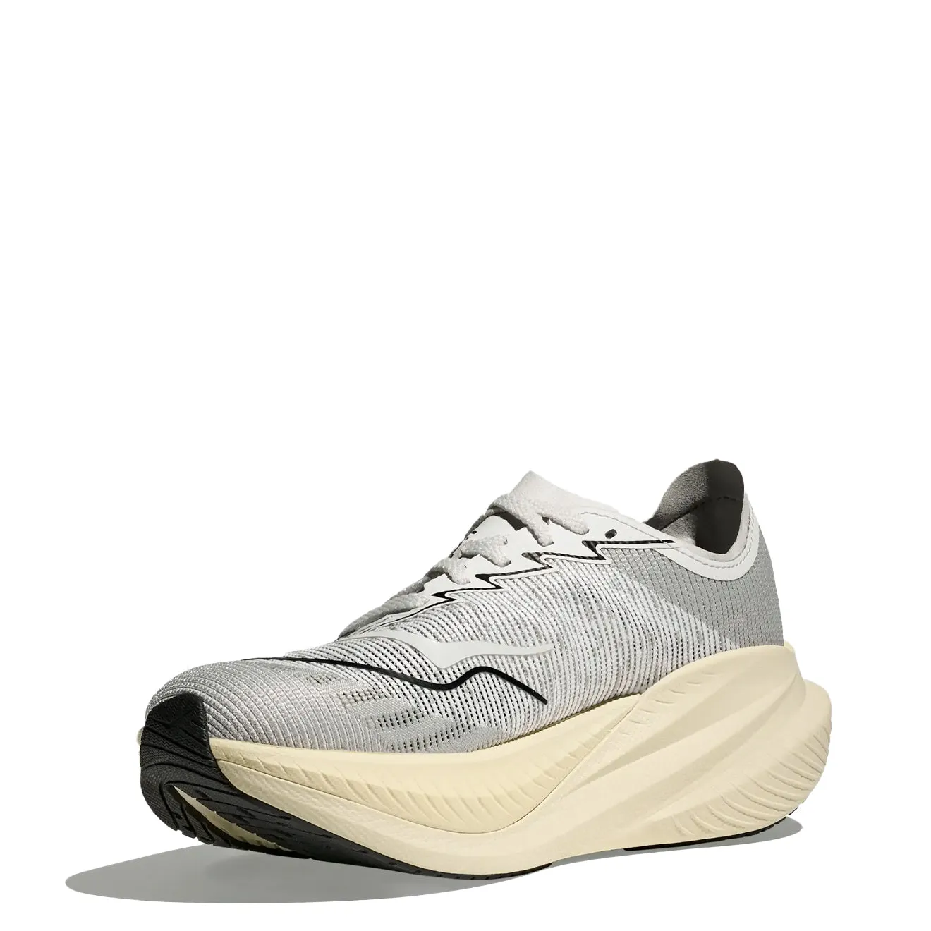 Hoka Mach X 2 Trainer White / Cosmic Grey Low Profile Daily Chill