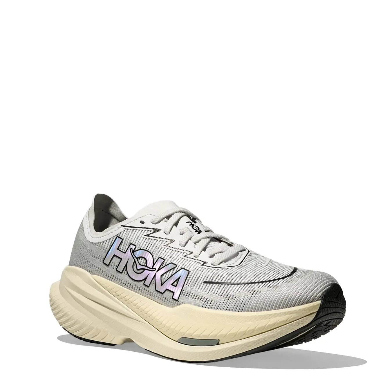 Hoka Mach X 2 Trainer White / Cosmic Grey Airflow channels