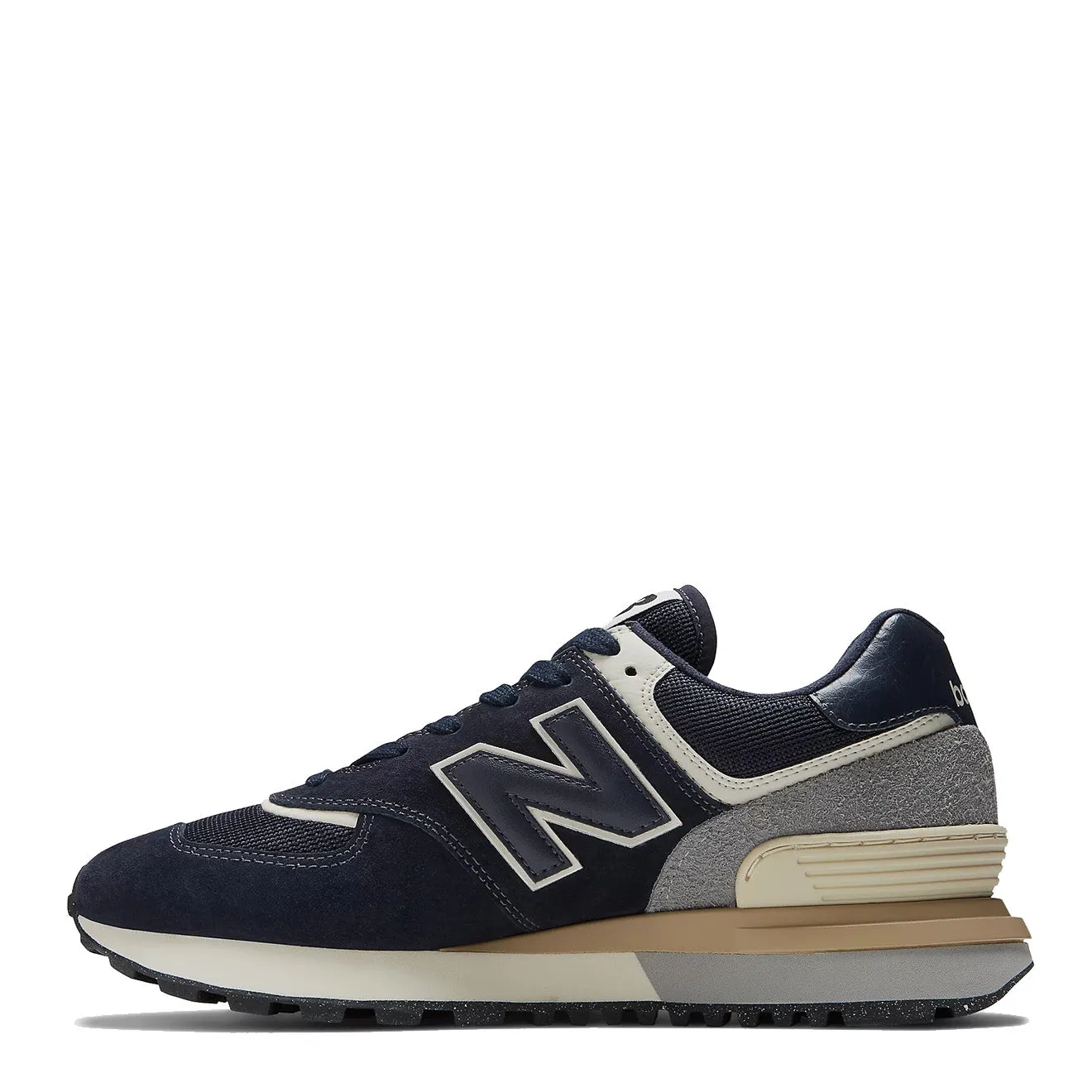 New Balance 574 Legacy Trainers Navy / White slow walk