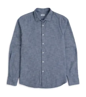 Eco-Friendly Choice Everyday Layer Trunk Austin Japanese Chambray Shirt: Dark Blue