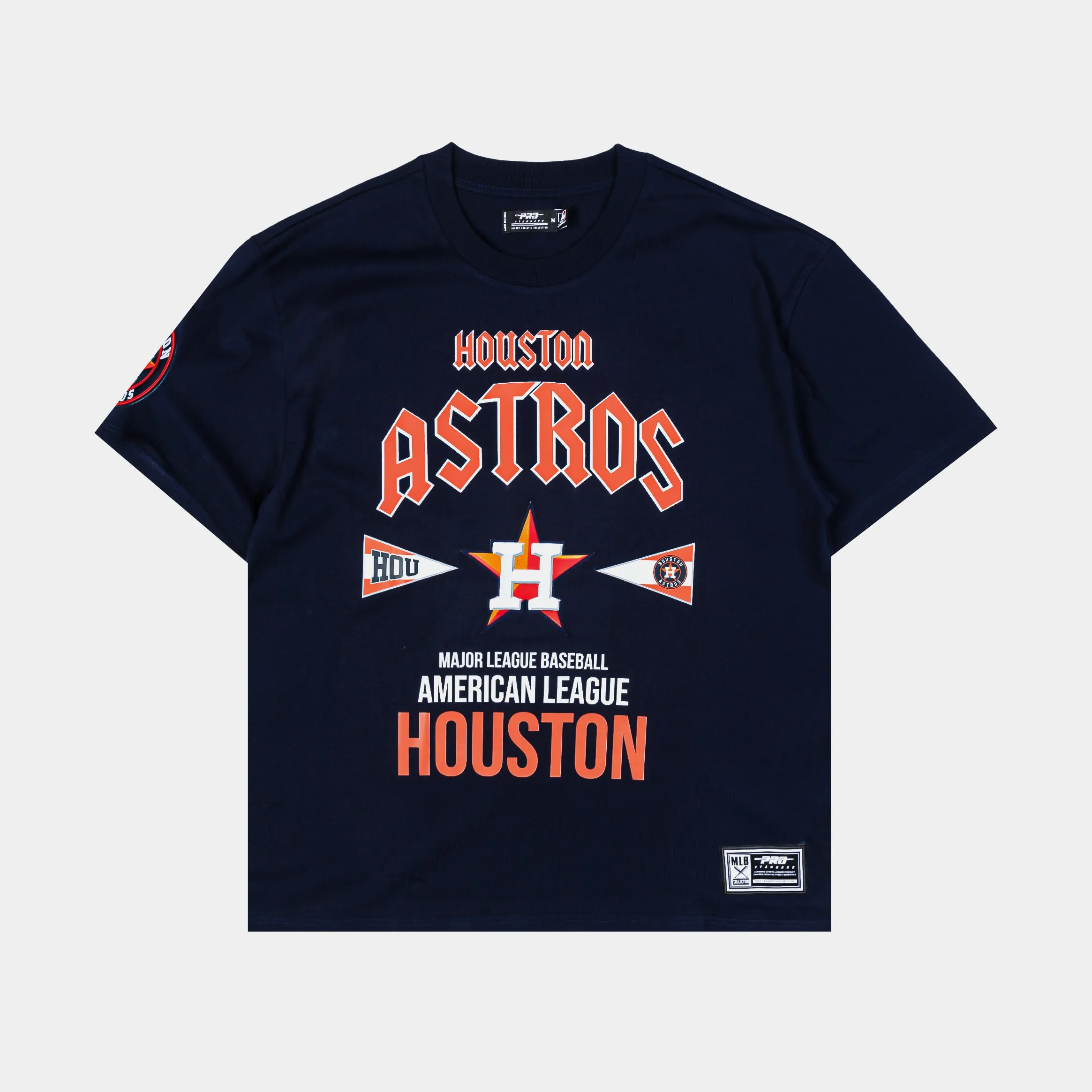 Houston Astros City Tour Drop Shoulder Mens Short Sleeve Shirt (Black) WrinkleResistant Animal print wildness