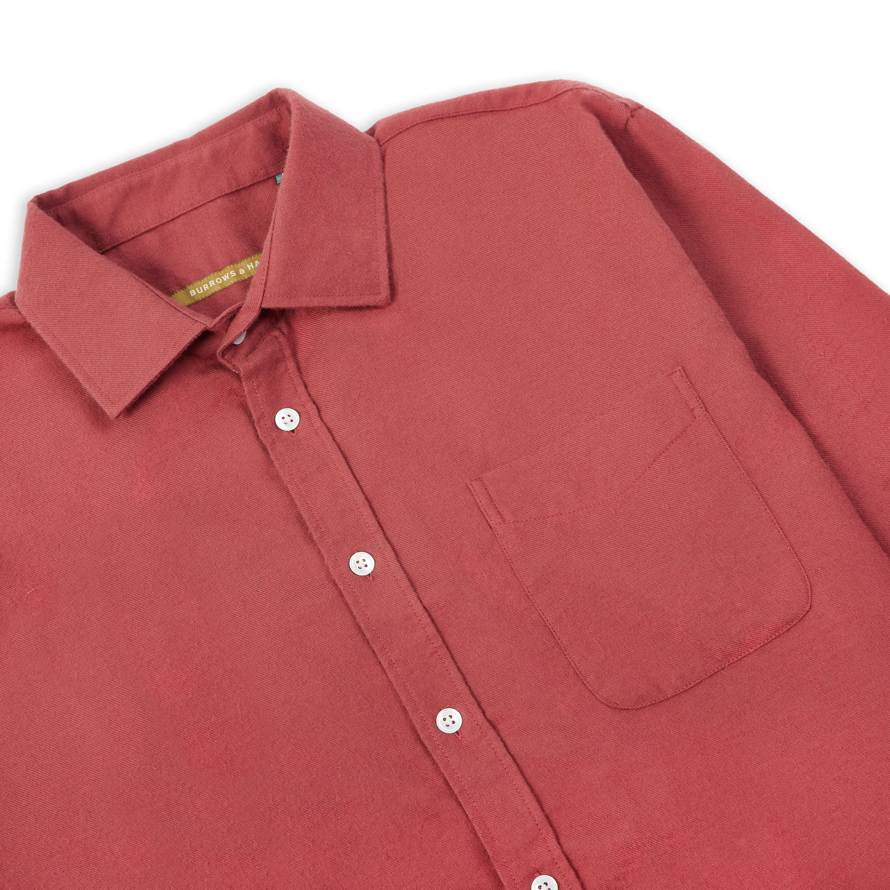 Trendy Comfort Polished Finish Hudson Shirt -  Brick