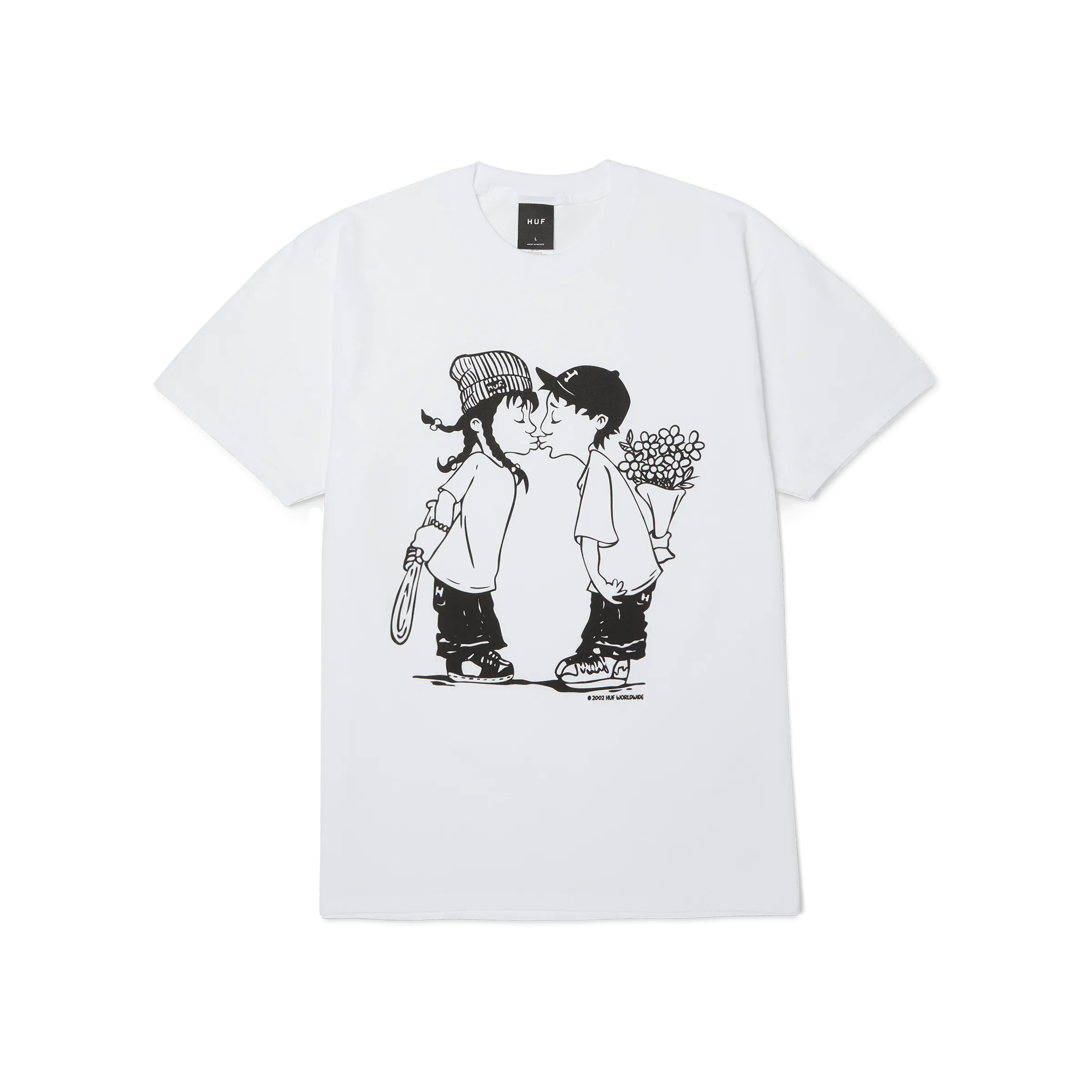 Colorfast Dye Huf And Kisses T-Shirt