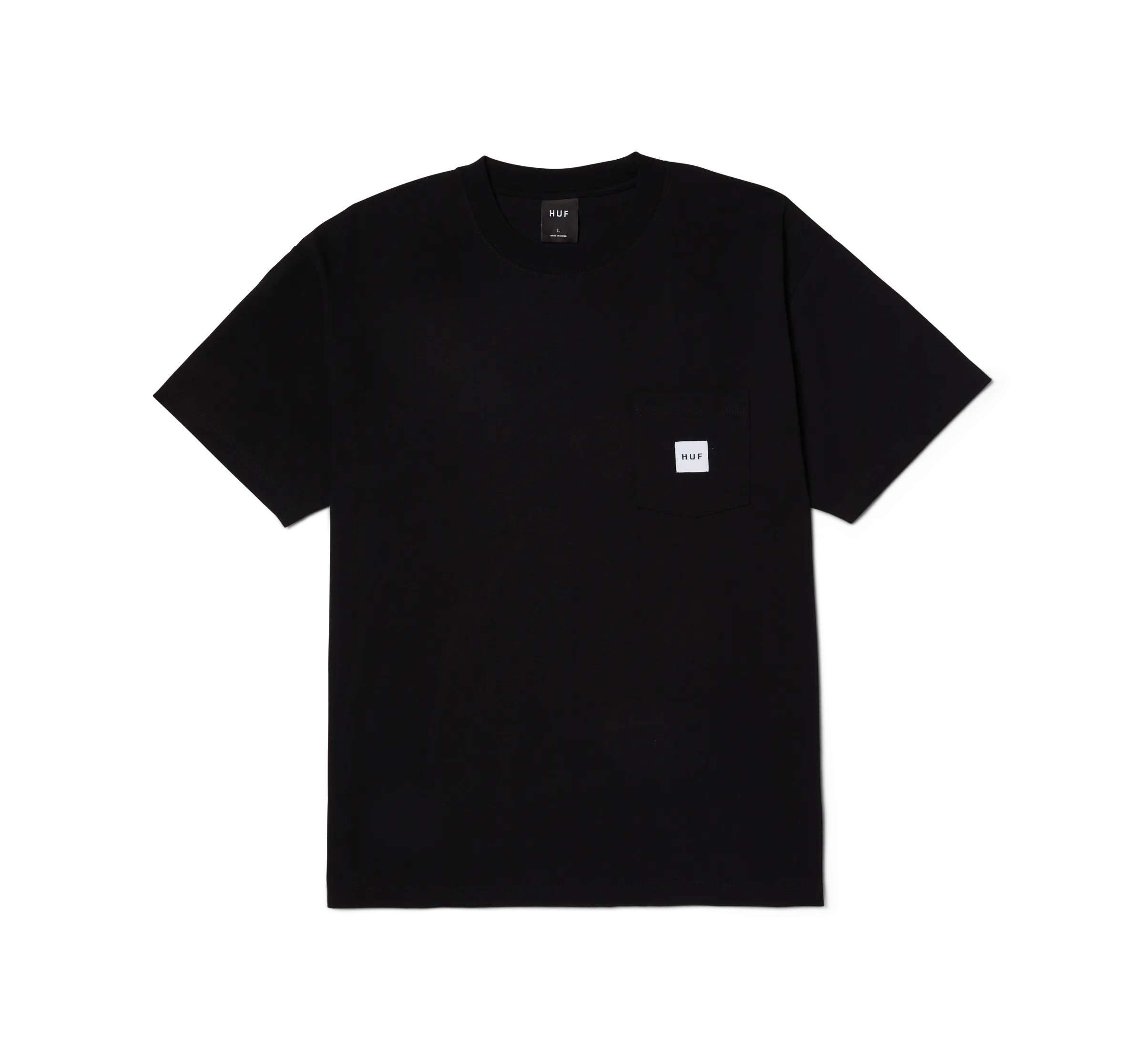 HUF Set Box Logo Pocket T-Shirt Layered Style Unique Design
