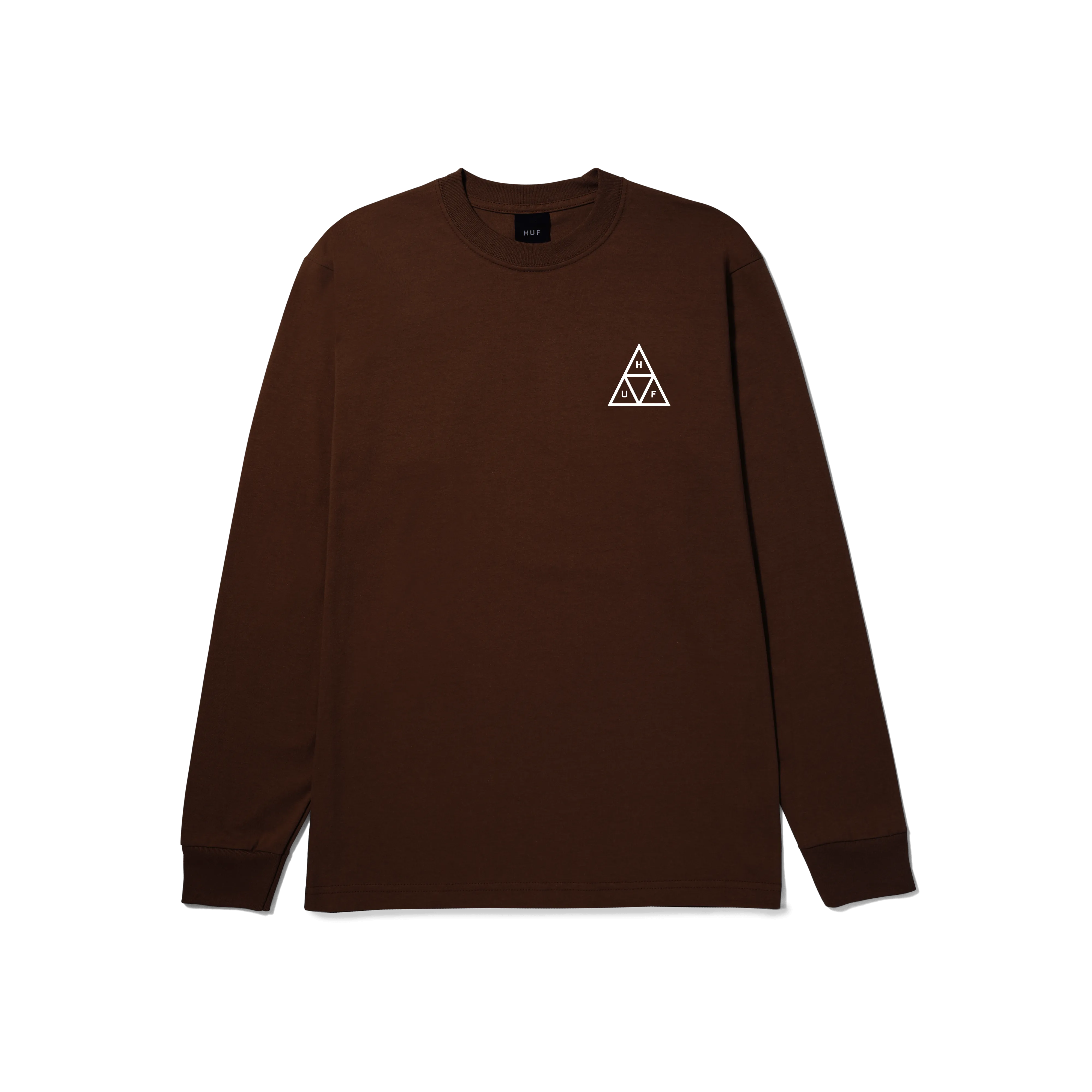 High Density Fabric HUF SET Triple Triangle Long Sleeve T-Shirt