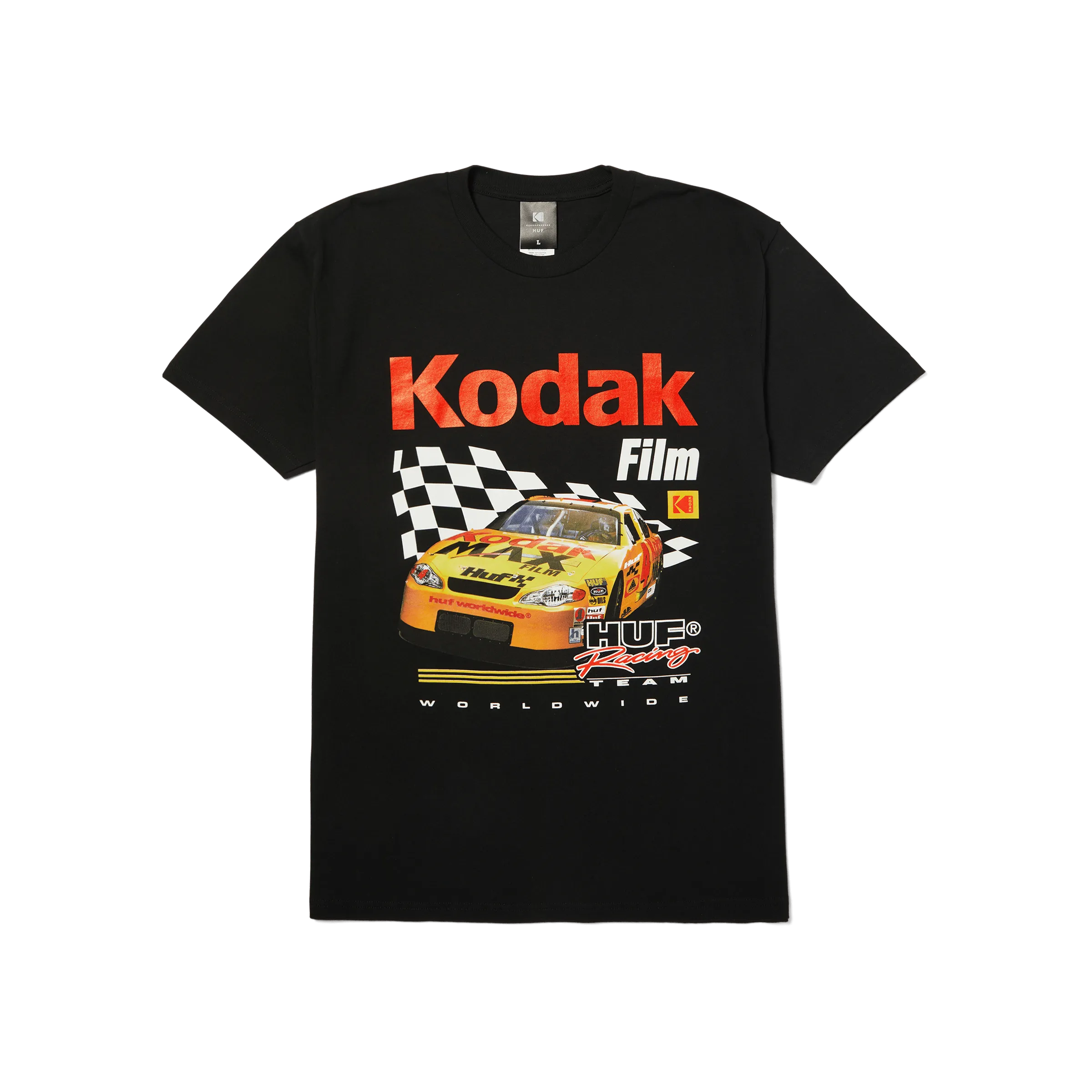 HUF x Kodak Photo Finish T-Shirt Heathered Fabric Spring Wear