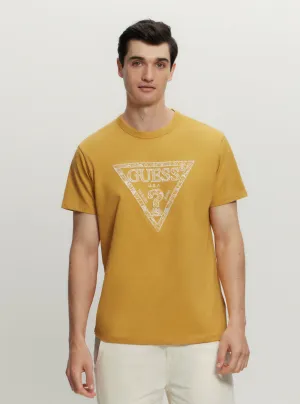 Eco Yellow Logo T-Shirt Slim Waistband