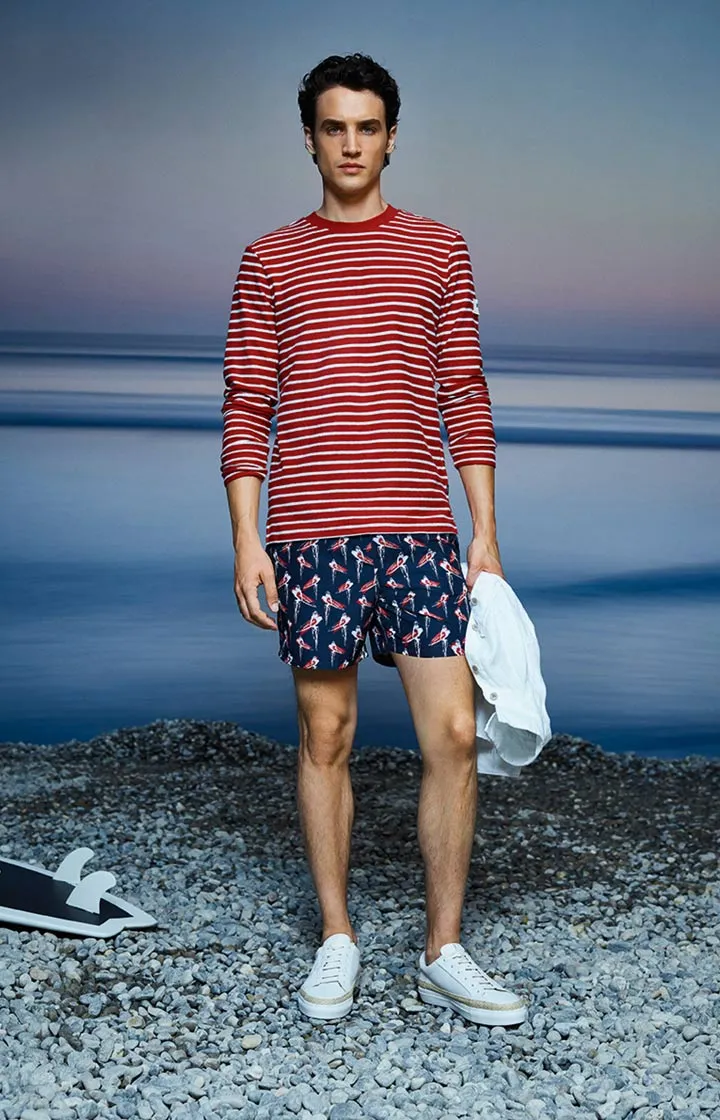 Warm Essentials product family bonding ID30266-Joop Red Hoop Towel