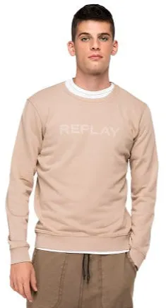 ID50030- Replay Caramel Sweatshirt Street Ready