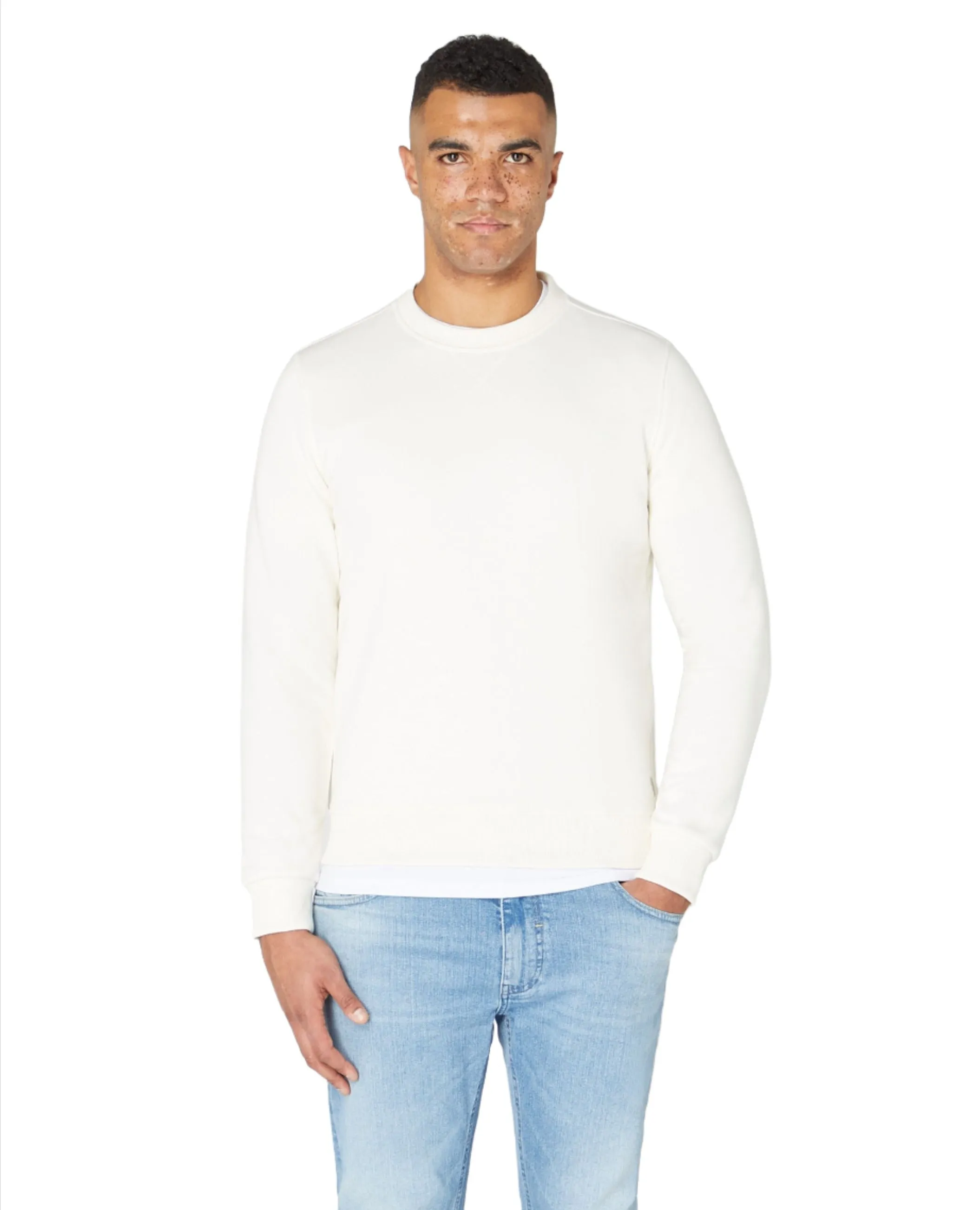 Home Relaxation ID50131-Remus Ecru Crewneck Sweatshirt