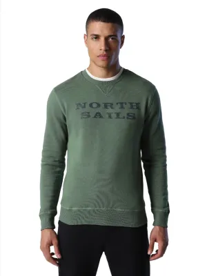 product customization Smart Fashion ID60232-North Sails Graphic Bronze Green Sweatshirt