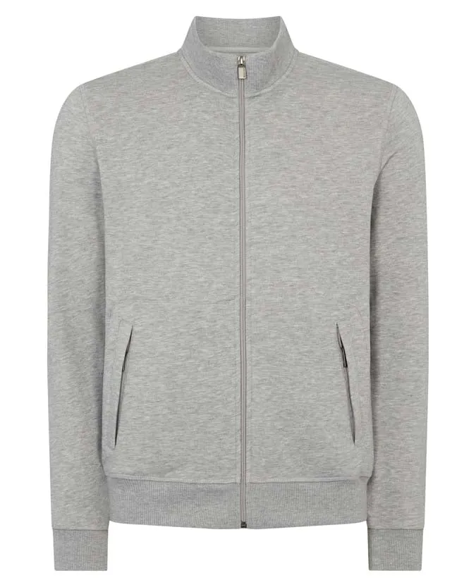 Cozy Vibe Home Comfort ID60277 Remus Grey Marl Full Zip Sweatshirt