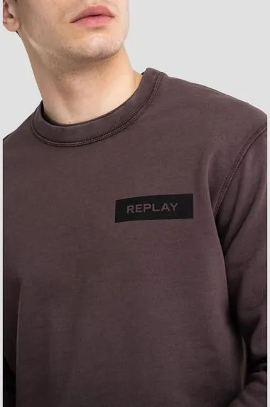 ID60314-Replay Sweatshirt Burgundy product personalization creativity Comfy and Cozy