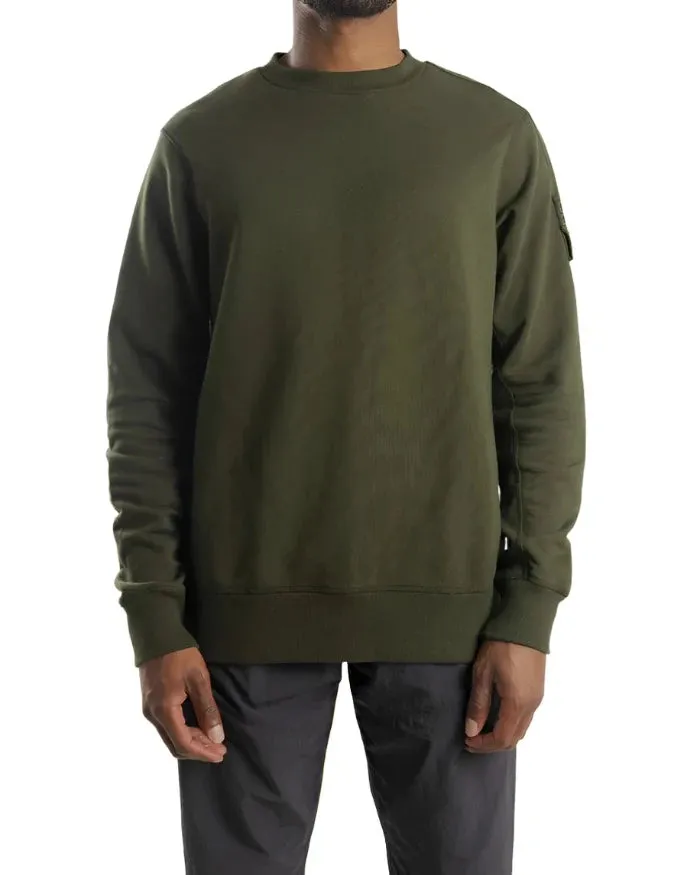 Core Sporty Classic Layering ID60433-ST95 Dark Green Sweatshirt