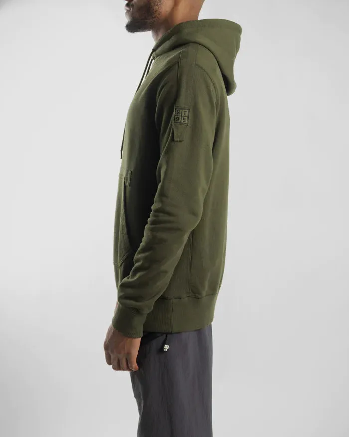 Chill Outfit ID60435-ST95 Dark Green Hoodie