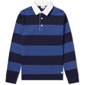 Classic Comfort ID6392-Armor Lux Blue & Navy Rugby Shirt