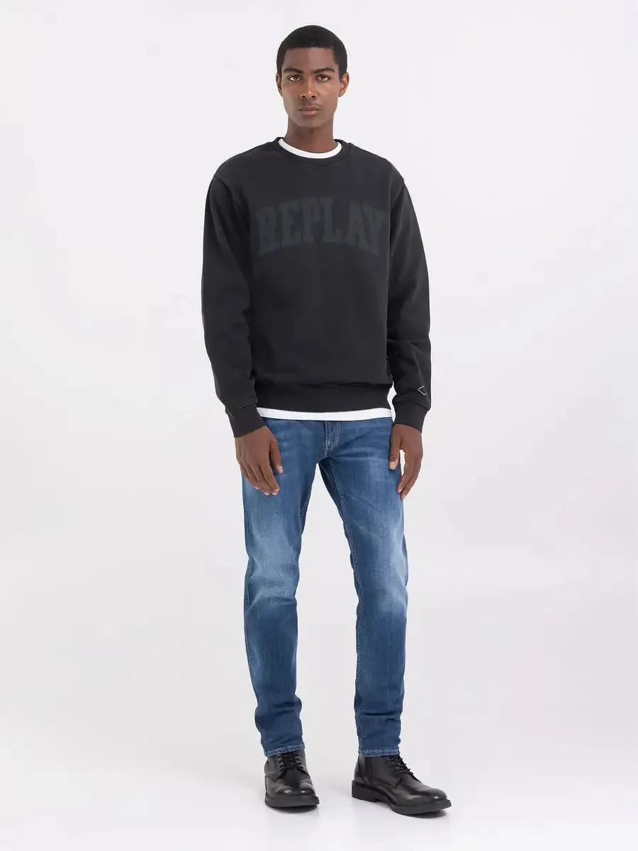 product designer prestige appropriate for parties ID80205-Replay Black Sweatshirt