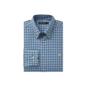 Idlewild Performance Gingham Dress Shirt Multi Pocket Utility Two Tone Stitching