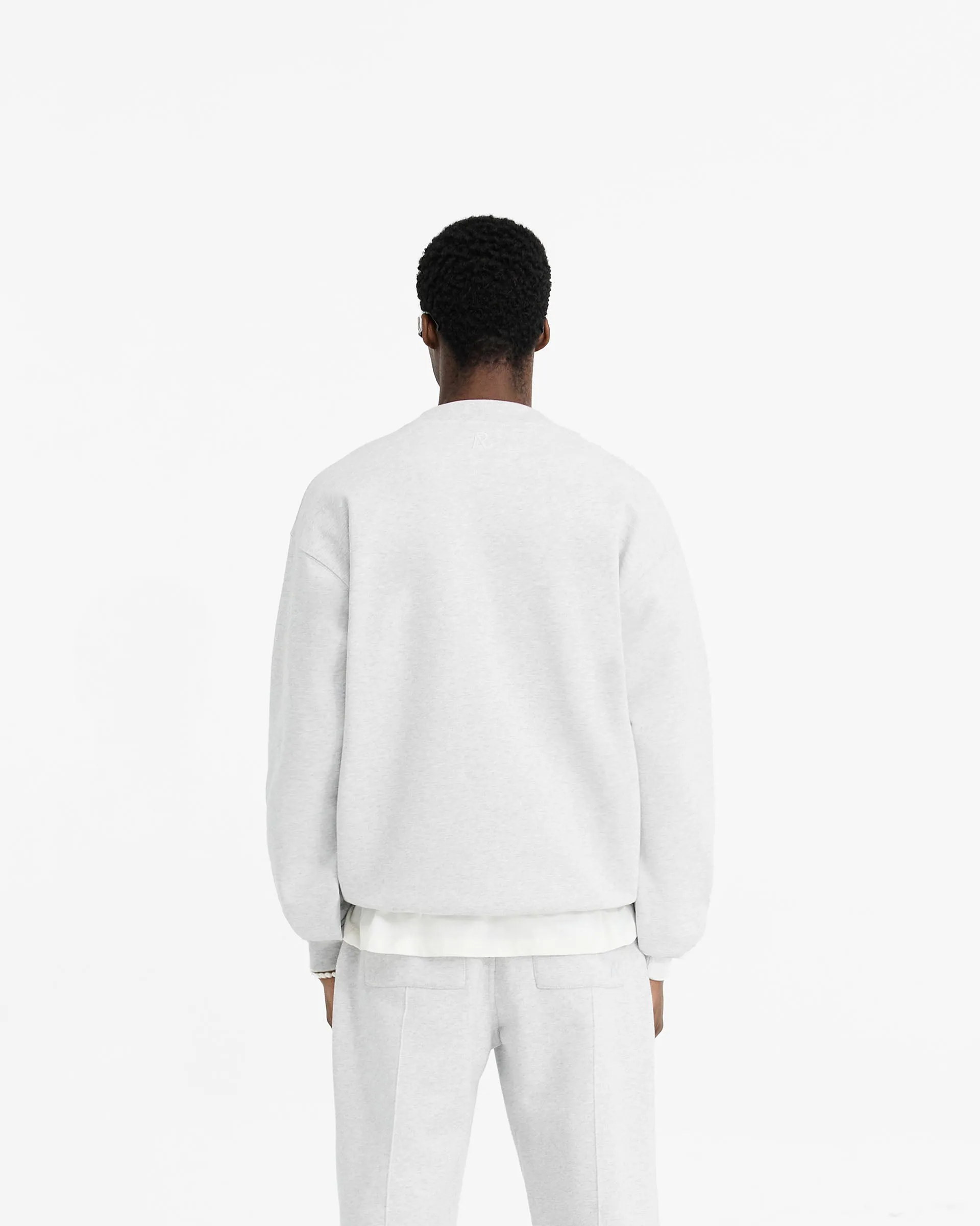 Initial Oversized Sweater - Ice Grey Marl Warm Fashion product festival wear fun