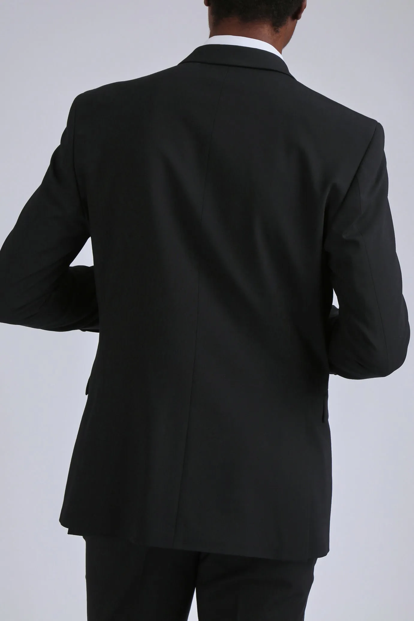 TUXEDO SLIM JS | BLACK Bonded Seam Construction Hiking Trail Outfit