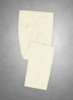SecureClosureSystem Fit For Movement Italian Cream Cotton Stretch Pants