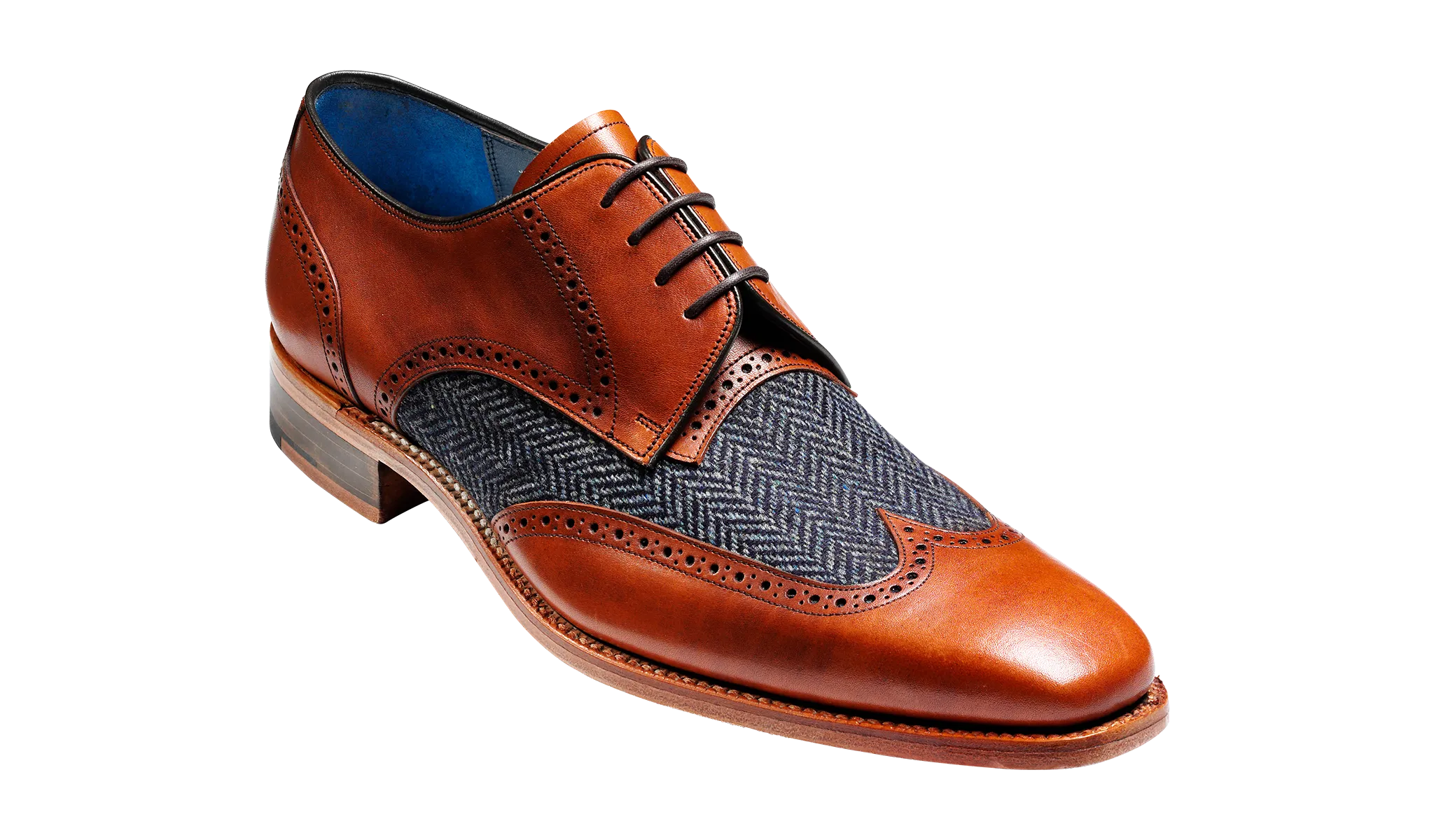Elite Gathering Jackson - Cedar Calf / Blue Tweed