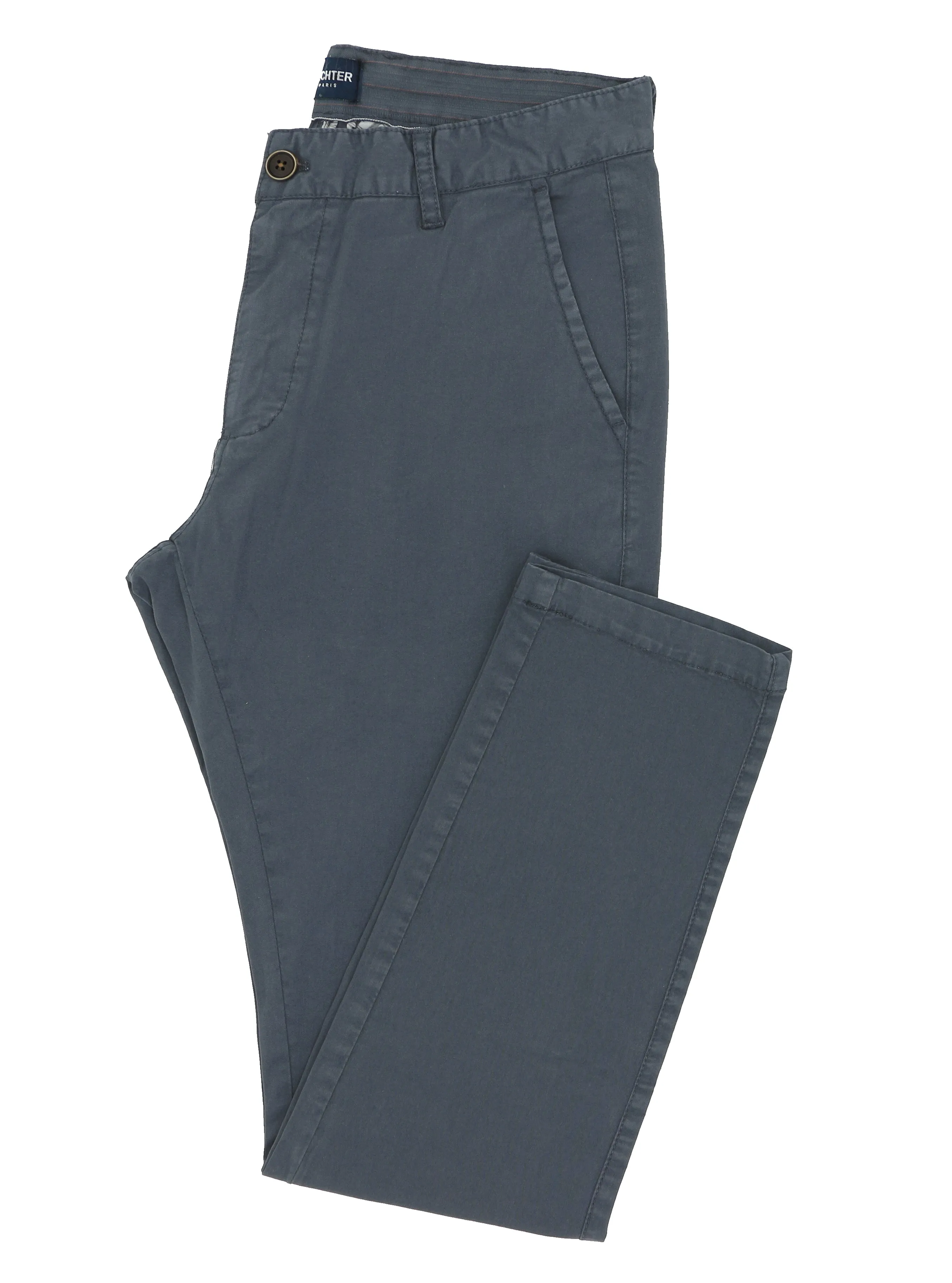 Contoured Panel Design Jules Blue Slim Chino