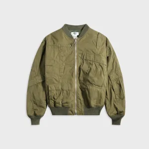 Junya Watanabe MAN Blouson - Green Functional Pockets Style Heat Trapping Layer
