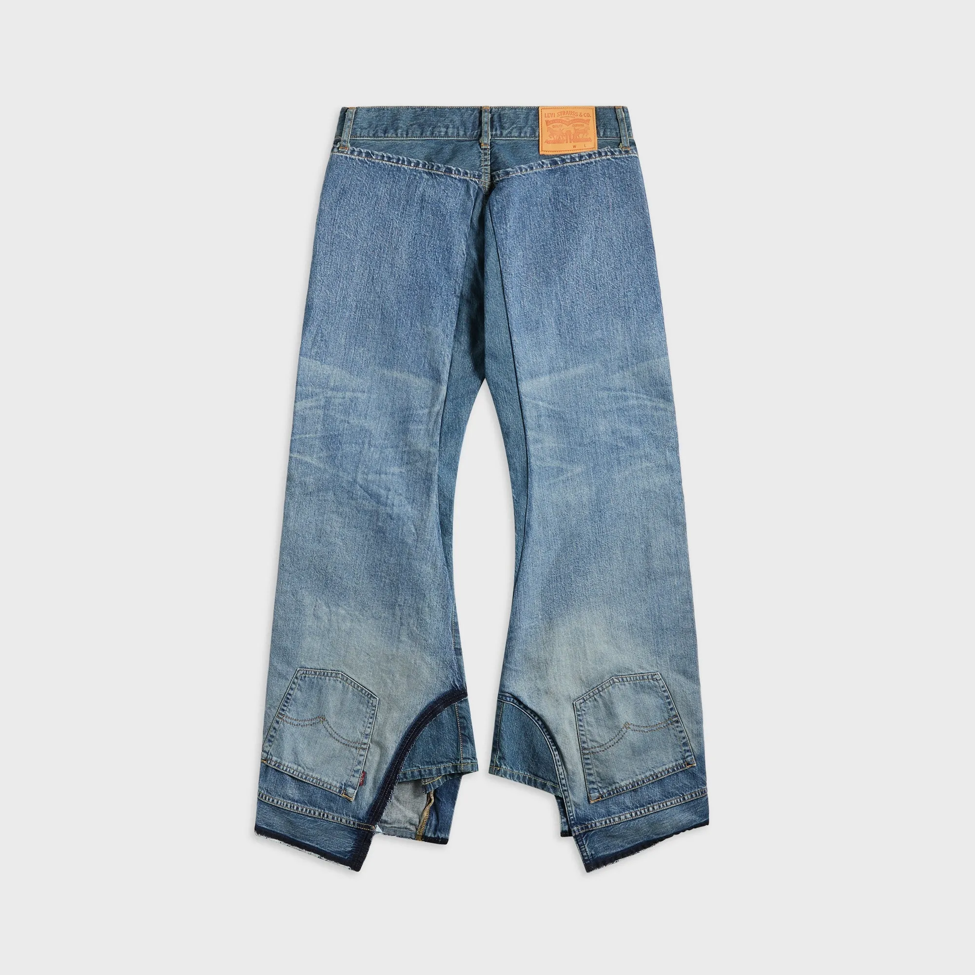 Junya Watanabe Man x Levi's Edition Inkjet W Name Berberjin Jeans - Indigo Breathable fabric technology