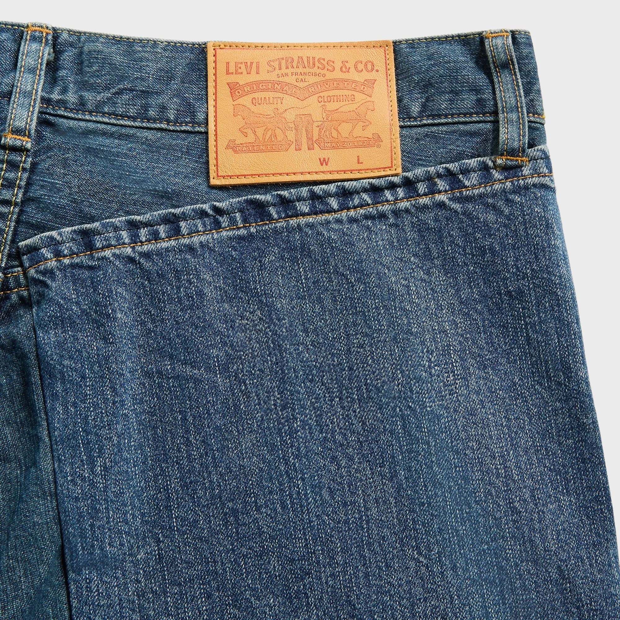 Junya Watanabe Man x Levi's Edition Inkjet W Name Berberjin Jeans - Indigo Loose Spring Mood