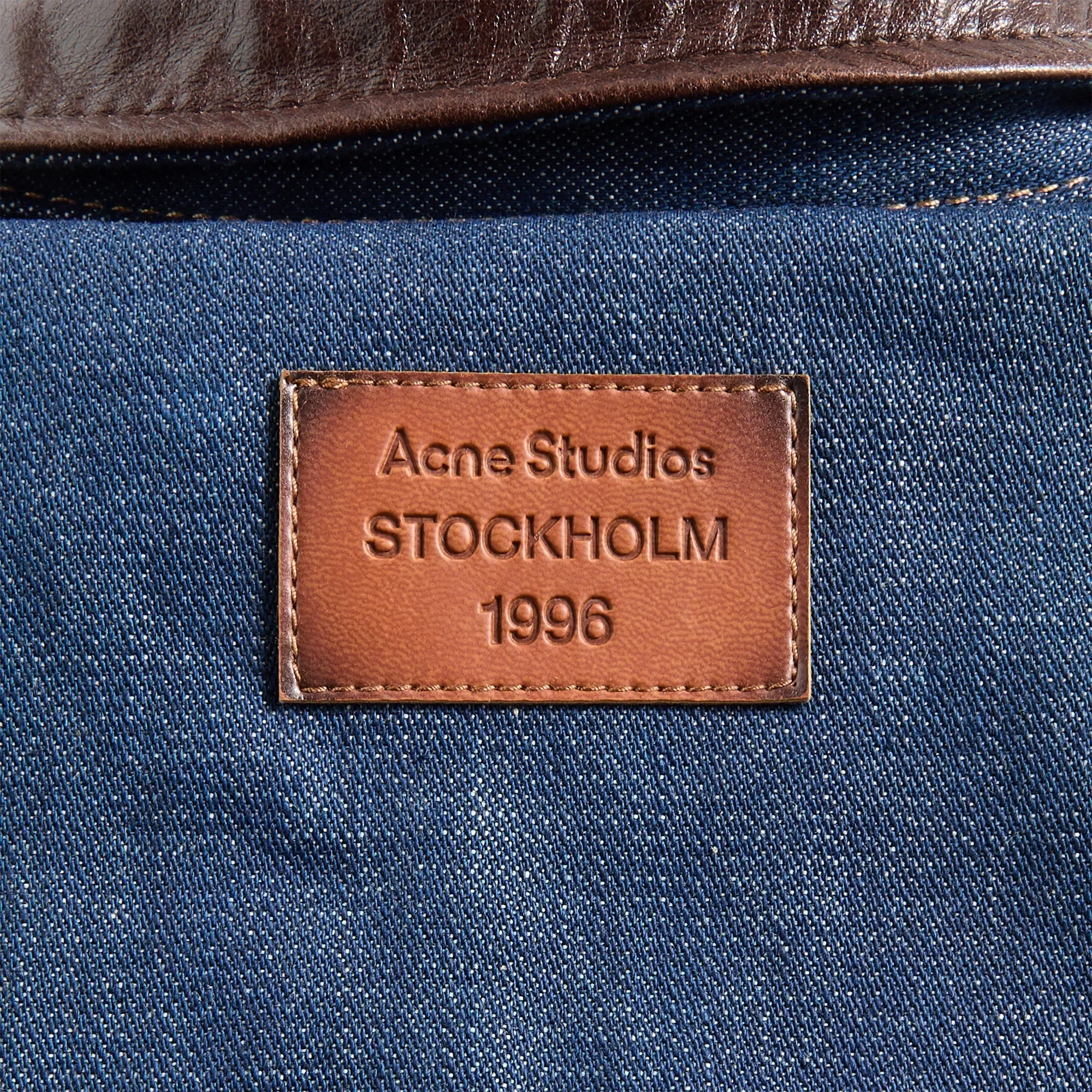 Acne Studios Denim Jacket - Indigo Blue EcoFriendlyInsulation