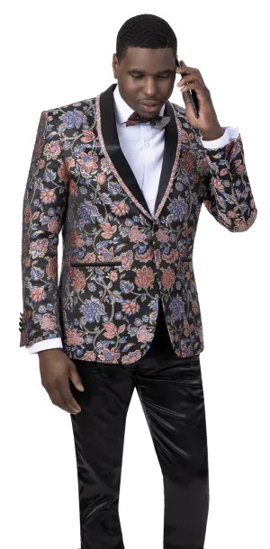 retro look Strong Zip Kent & Park Blazer J100 Multi