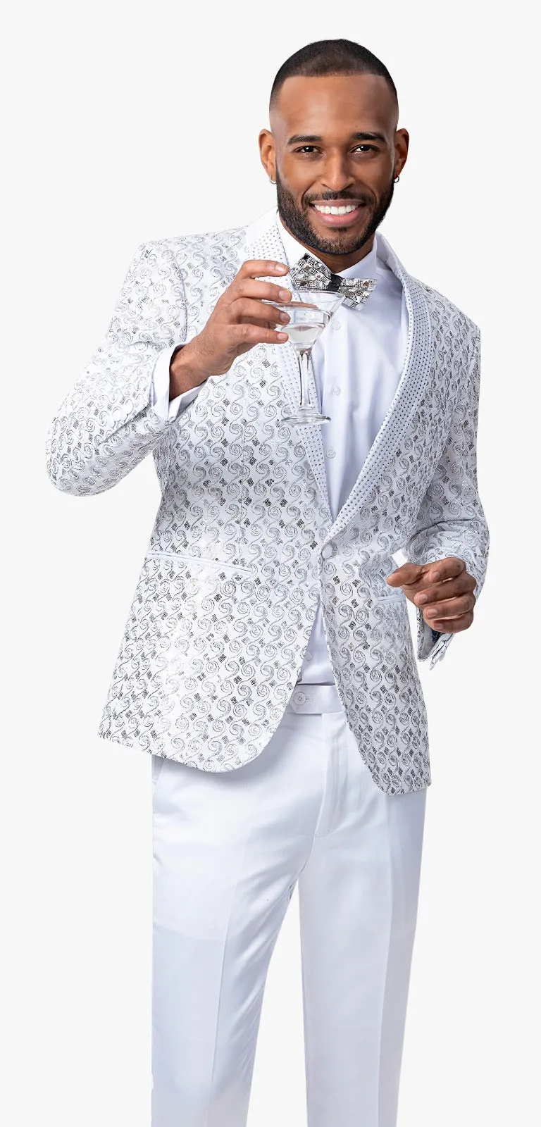 Kent & Park Blazer J150 White Reflective Zippers