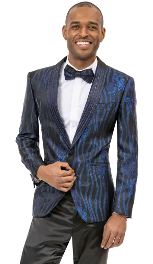 Kent & Park Blazer J153 Royal Camo Print Interchangeable Liners