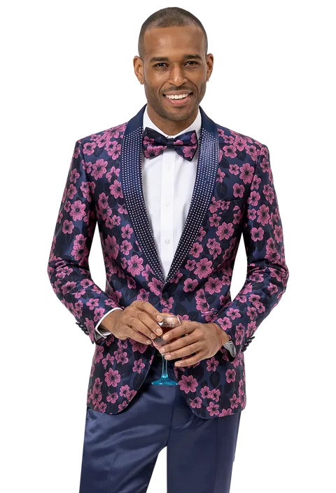 Kent & Park J156 Blazer Blue/Pink Windbreaker Style