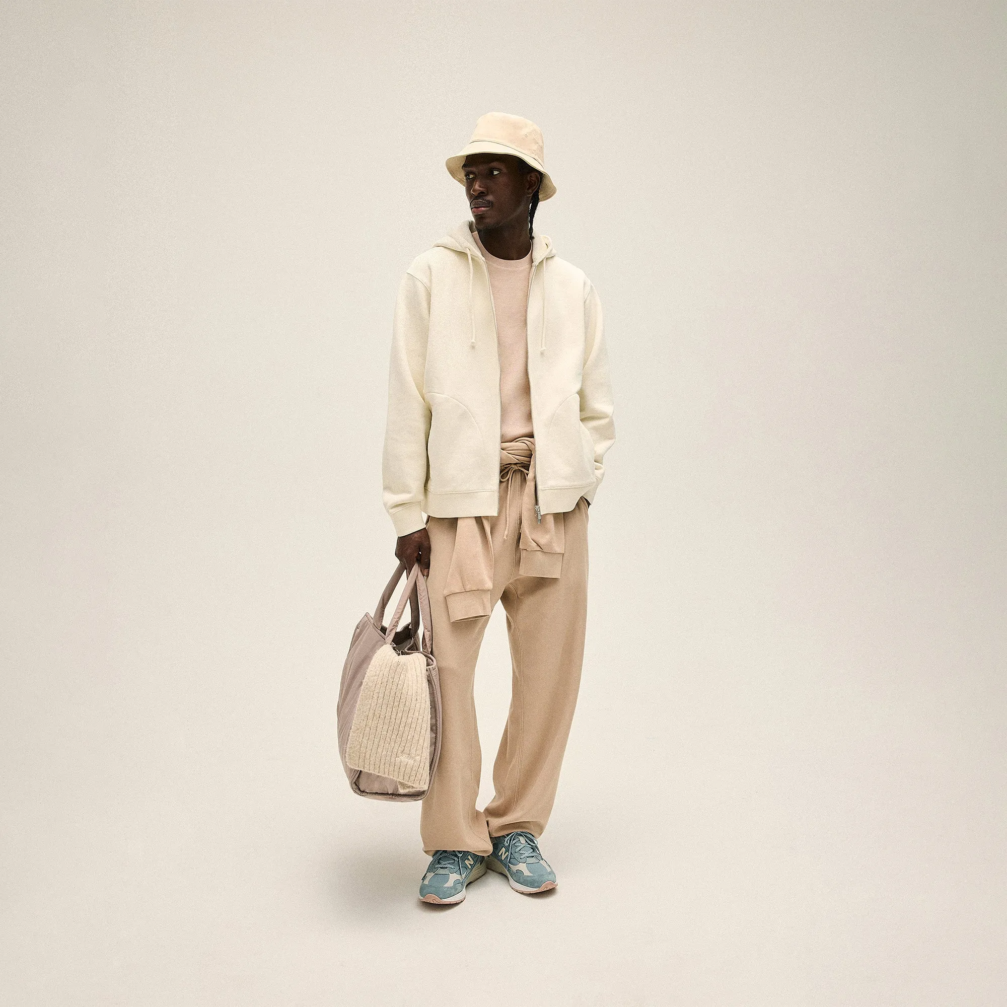 Wrinkle-Resistant Kith 101 Compact Fleece Parker Sweatpant  - Mound