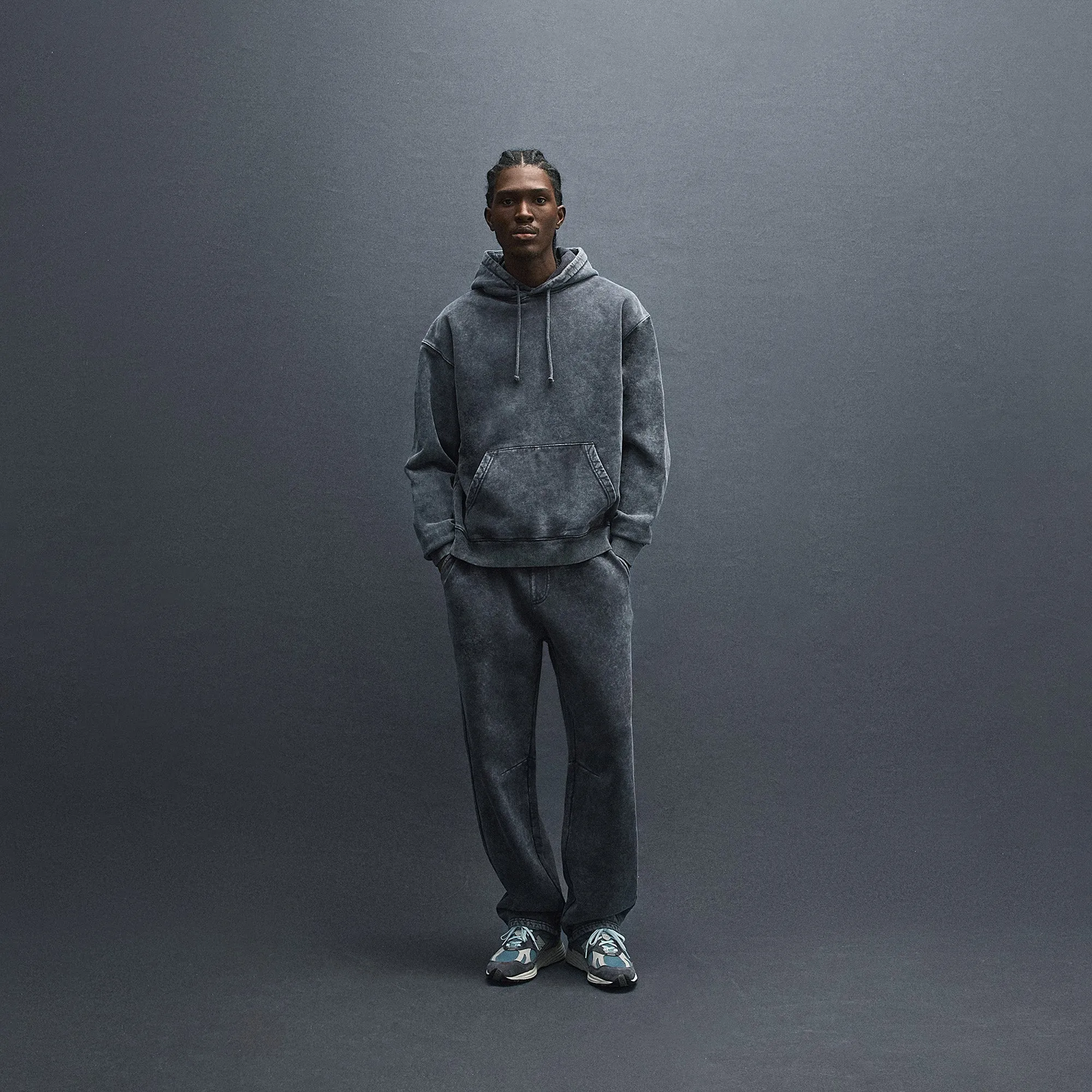 Kith 101 Sueded Fleece Elmhurst Sweatpant - Nightfall Non Irritating Seams Durable Wear