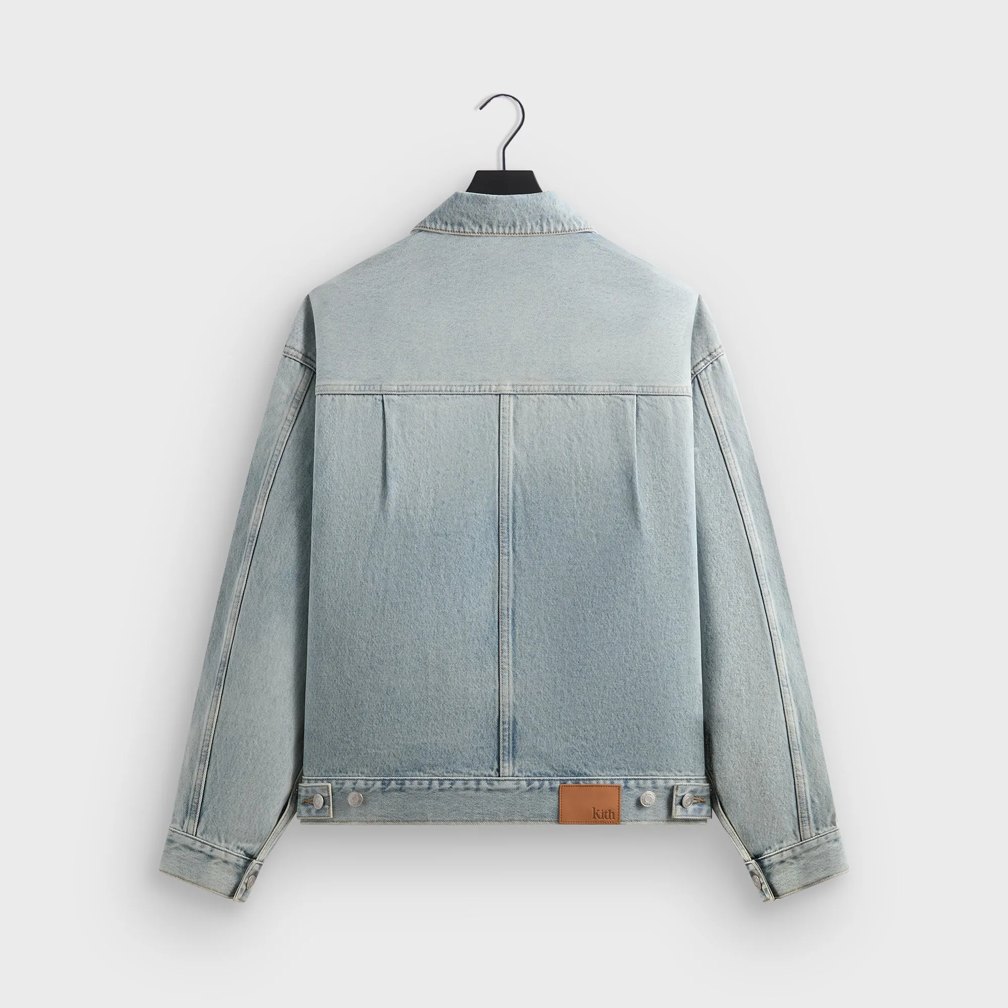 Kith Alonzo Denim Jacket - Light Indigo ReflectiveTrimDetails