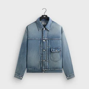 Compact Storage Chill Look Kith Alonzo Denim Jacket - Mid Indigo