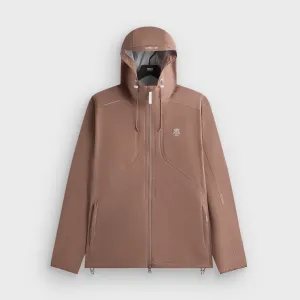 Elastic Binding TapedZippers Kith Bonded Nylon Bolt Jacket - Dusty Mauve