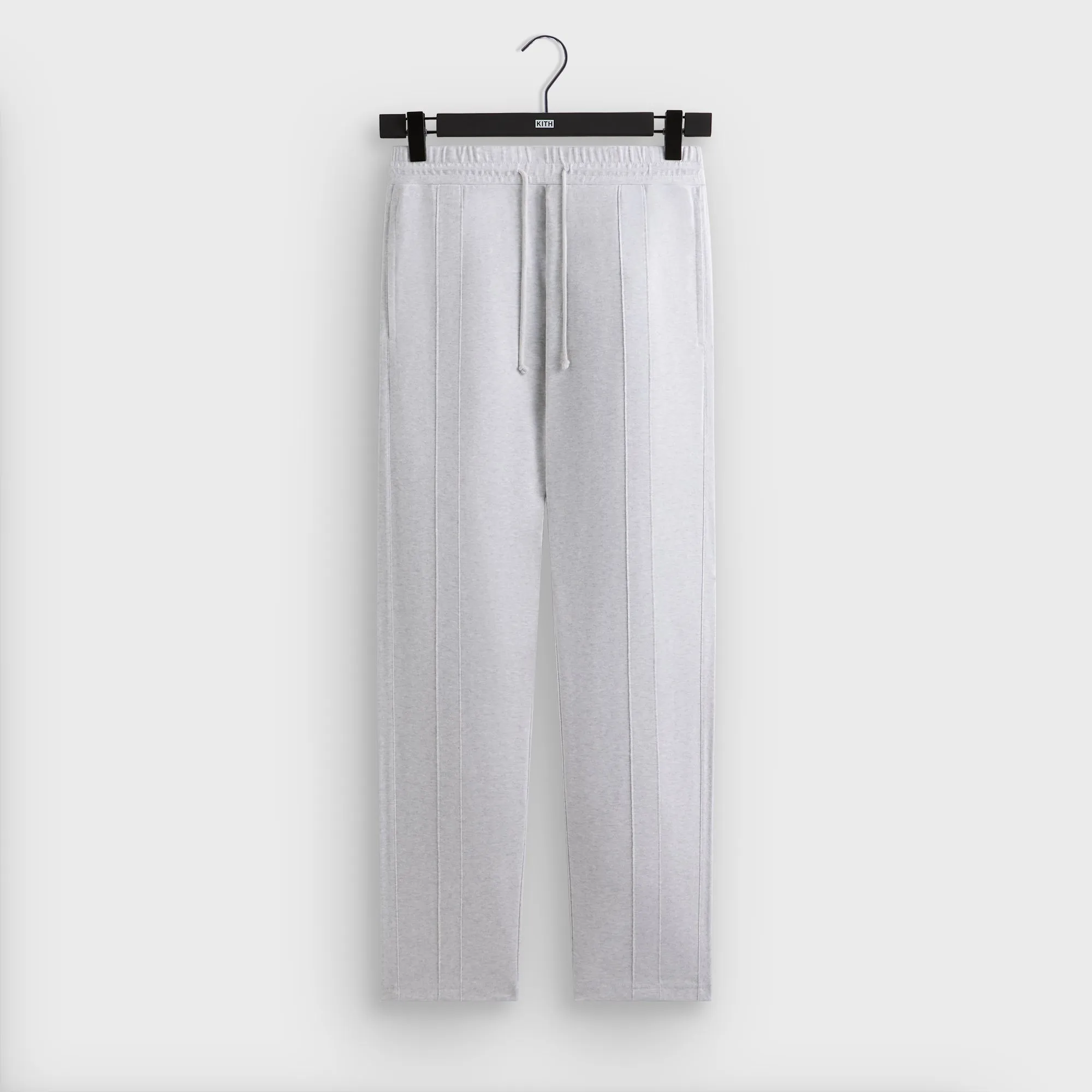 Kith Bryson Panelled Sweatpant - Light Heather Grey Water Resistant Finish Stain Resistant Weave